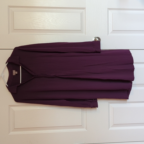 J. Jill Dresses & Skirts - J Jill V neck long sleeve tunic dress
